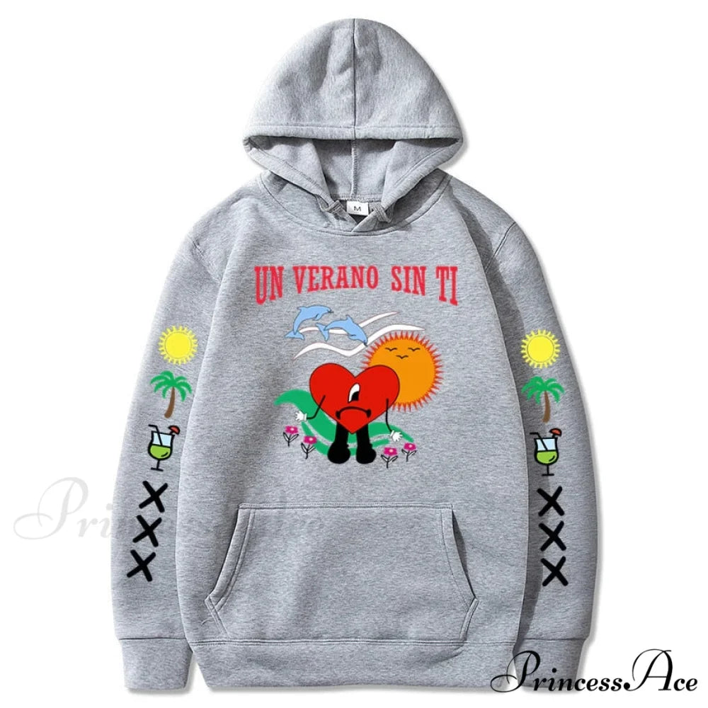 Bad Bunny Printed Hoodie 6
