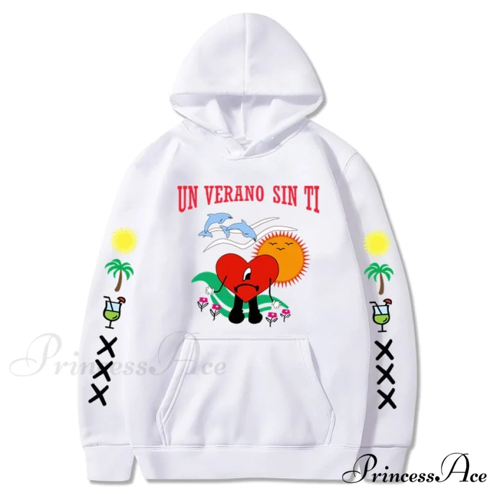 Bad Bunny Printed Hoodie 2