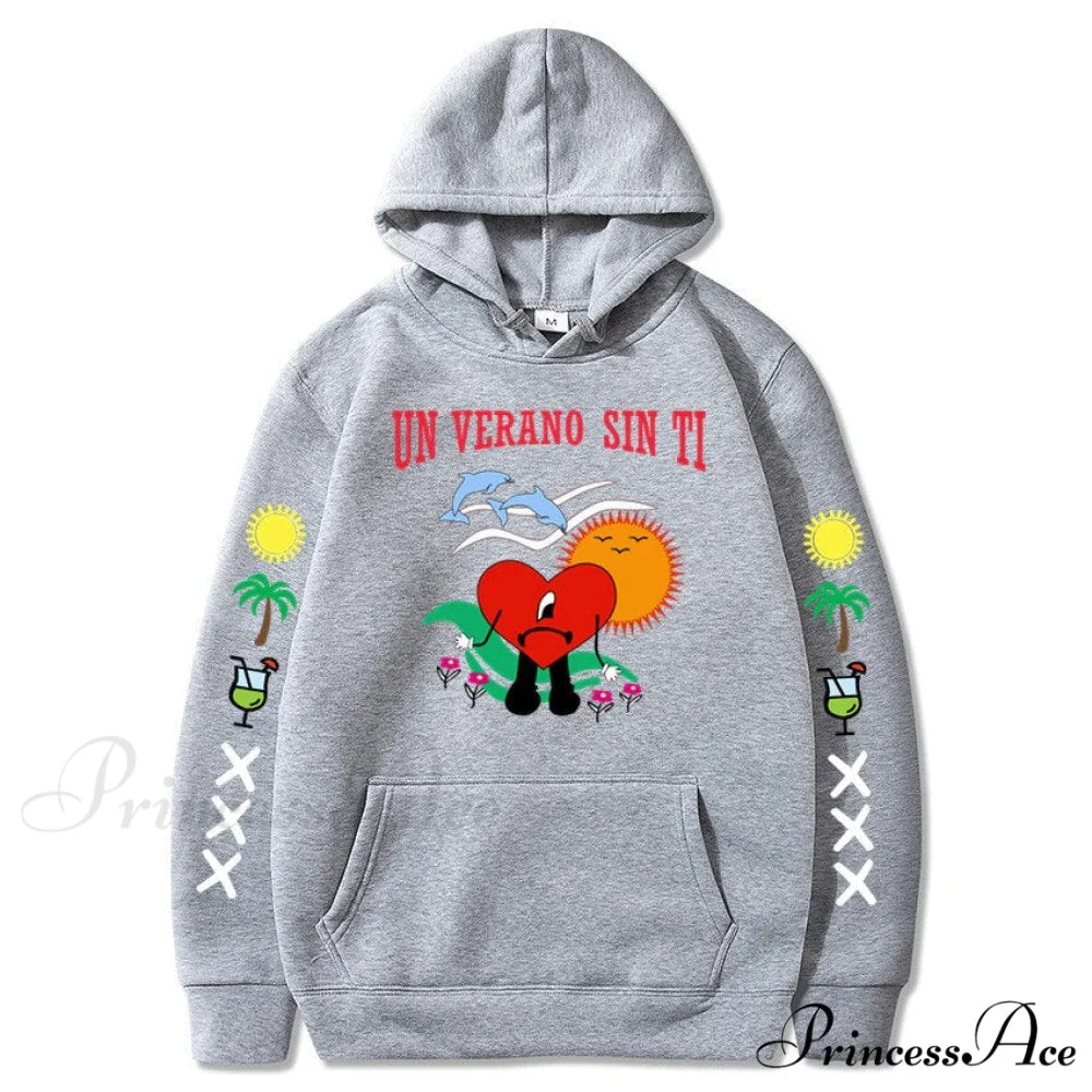 Bad Bunny Printed Hoodie 16
