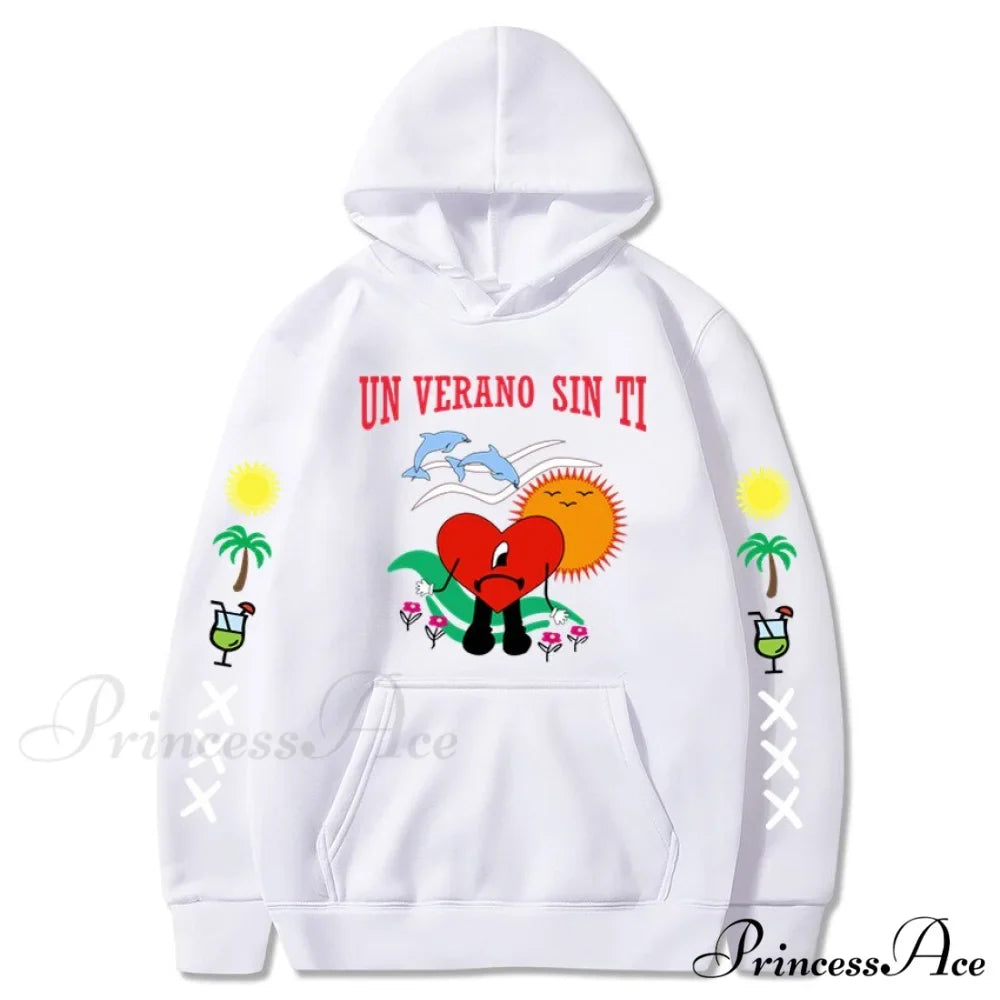 Bad Bunny Printed Hoodie 12
