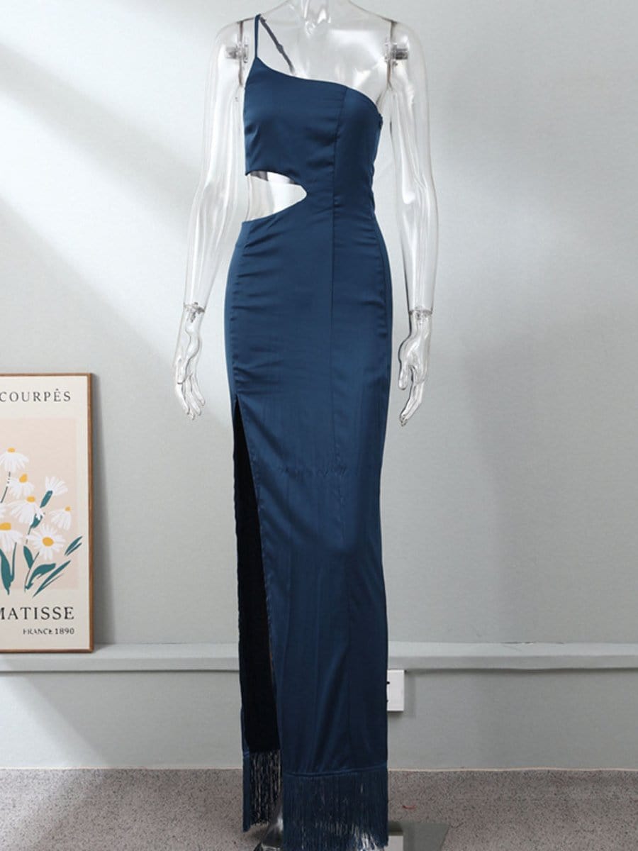 Nico Hollow Out Tassel Maxi Dress - Fashion Pov