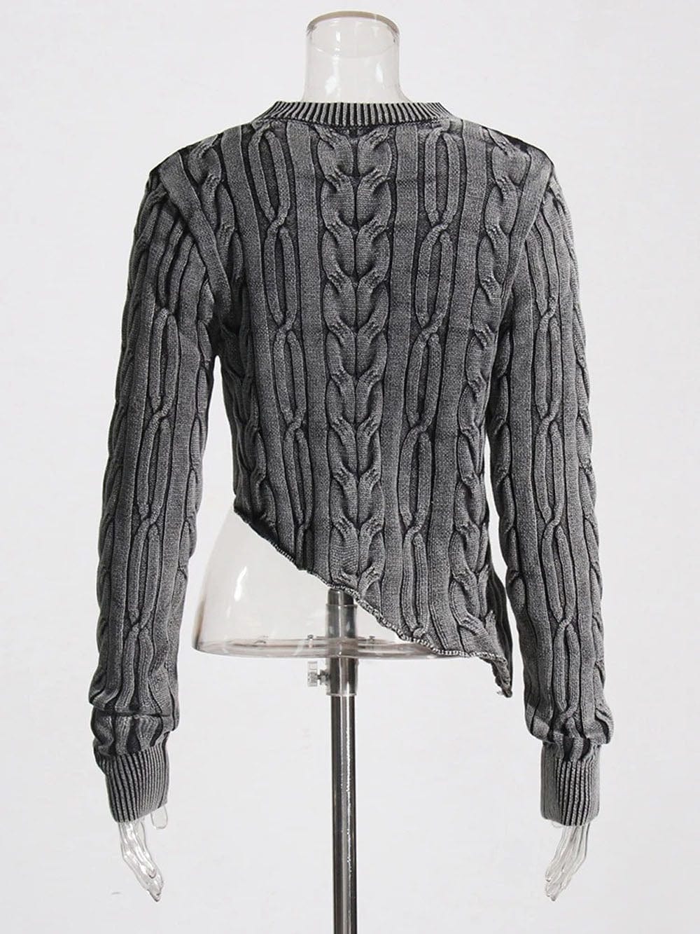 Knit Pullover Sweater - Fashionpara