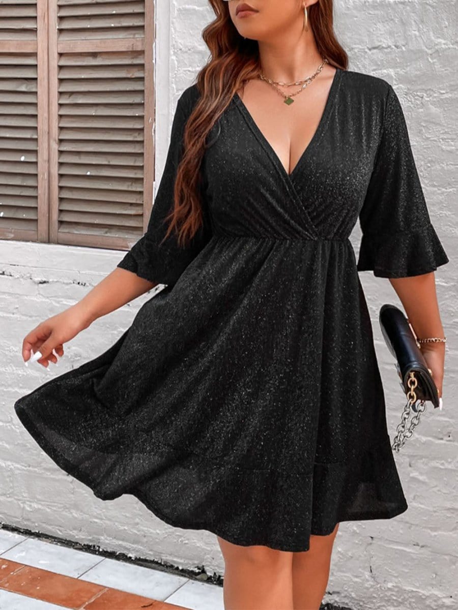 Sequin Midi Dress - Fashionpara