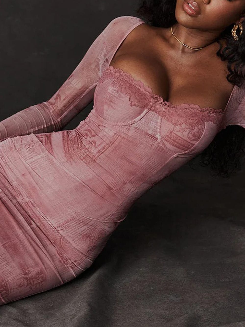 Bodycon Midi Dress - Fashionpara