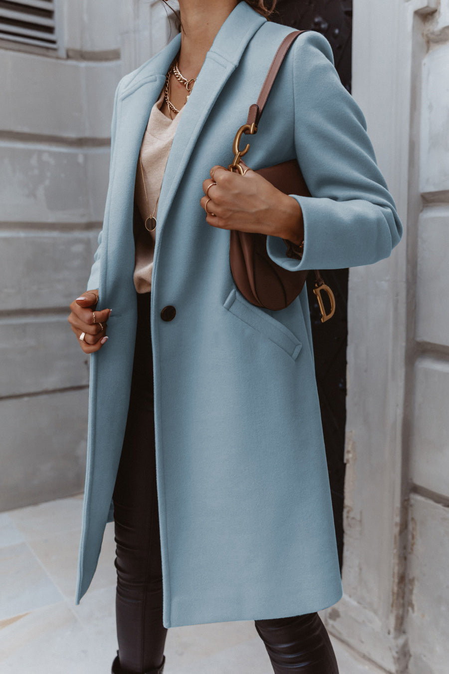 On The List Burgundy Coat