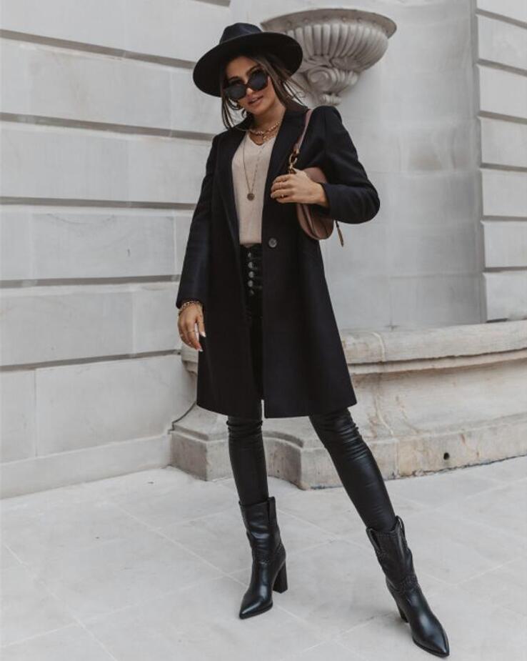 On The List Burgundy Coat