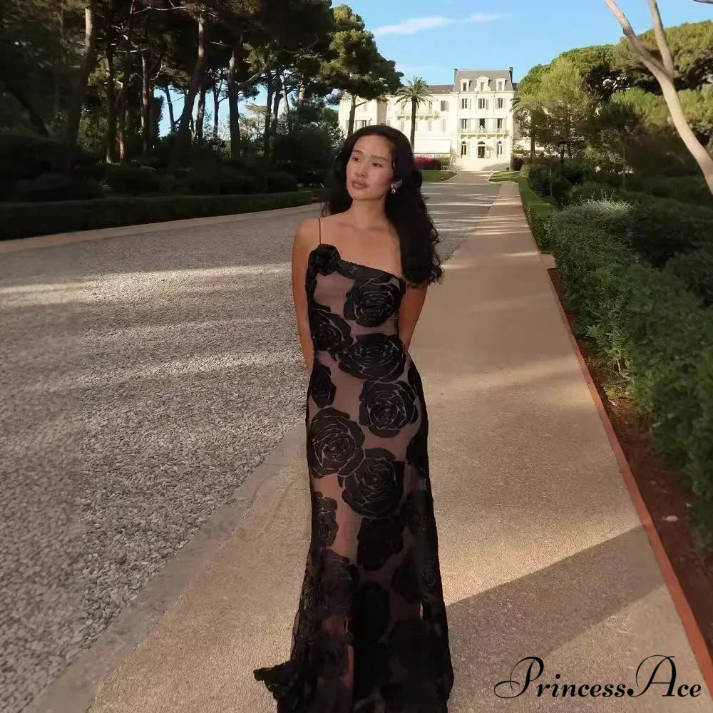 One Shoulder Mesh Bodycon Party Dress