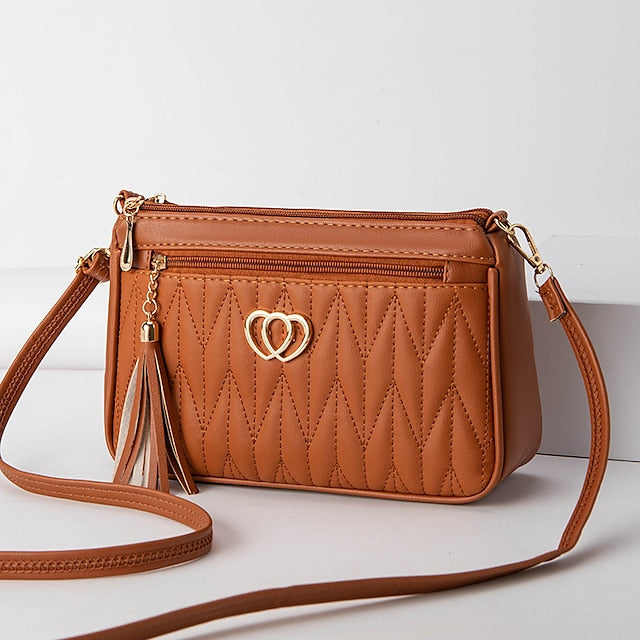 Shoulder Crossbody PU Bag Leather Hobo