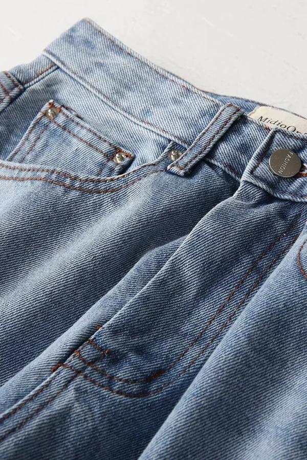 Outdoor Vintage Straight Jeans