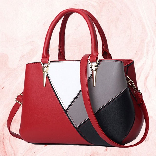 Shoulder Diaper Handbag PU Bag Tote Leather