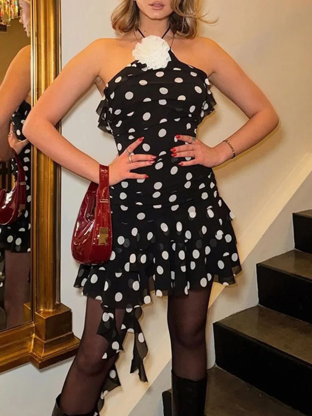 Backless Mini Dress - Fashionpara