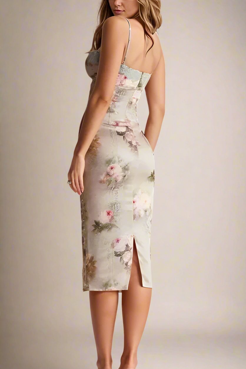 Parker Bodycon Dress - Steel Grey - Fashionpara