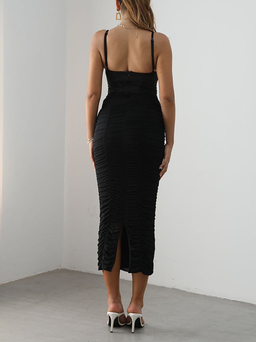 Backless Maxi Dress - Fashionpara