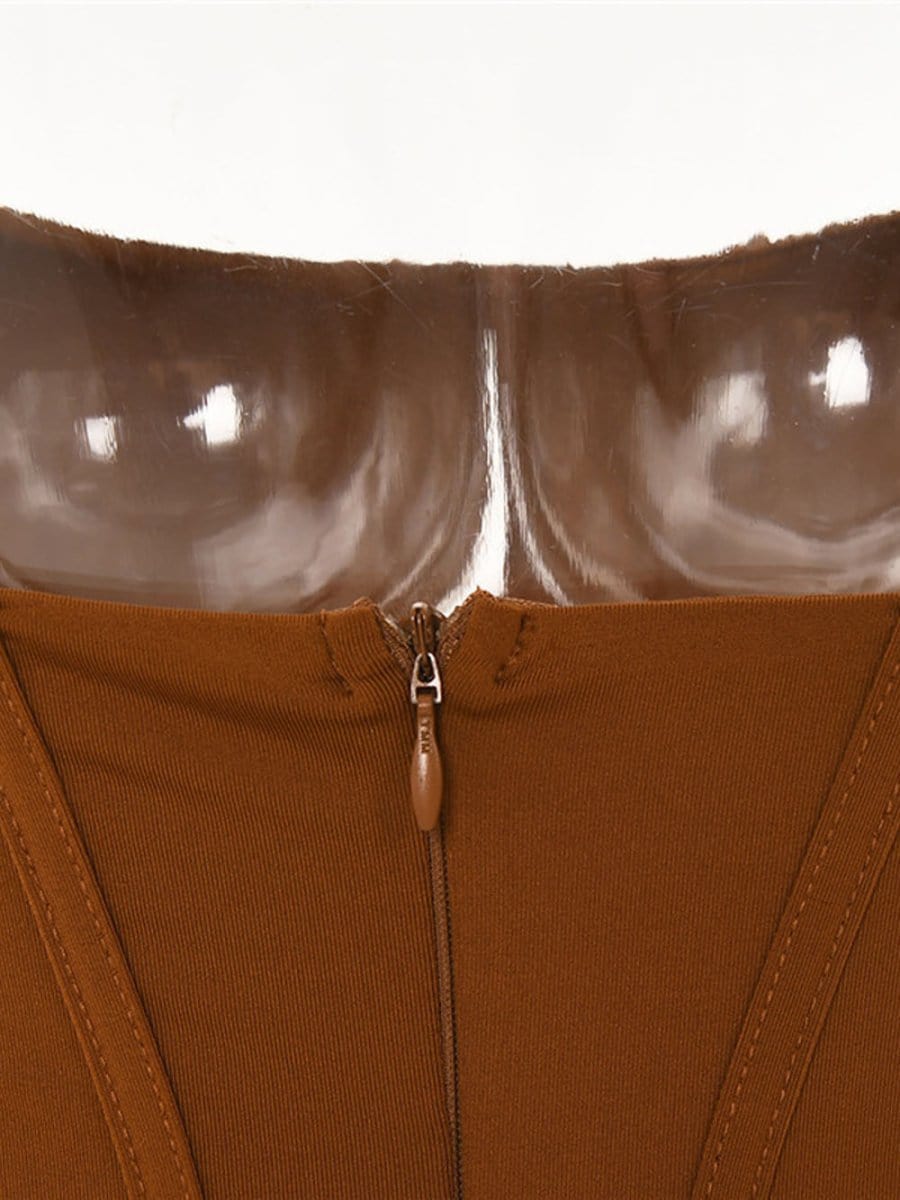 Backless Maxi Dress - Fashionpara