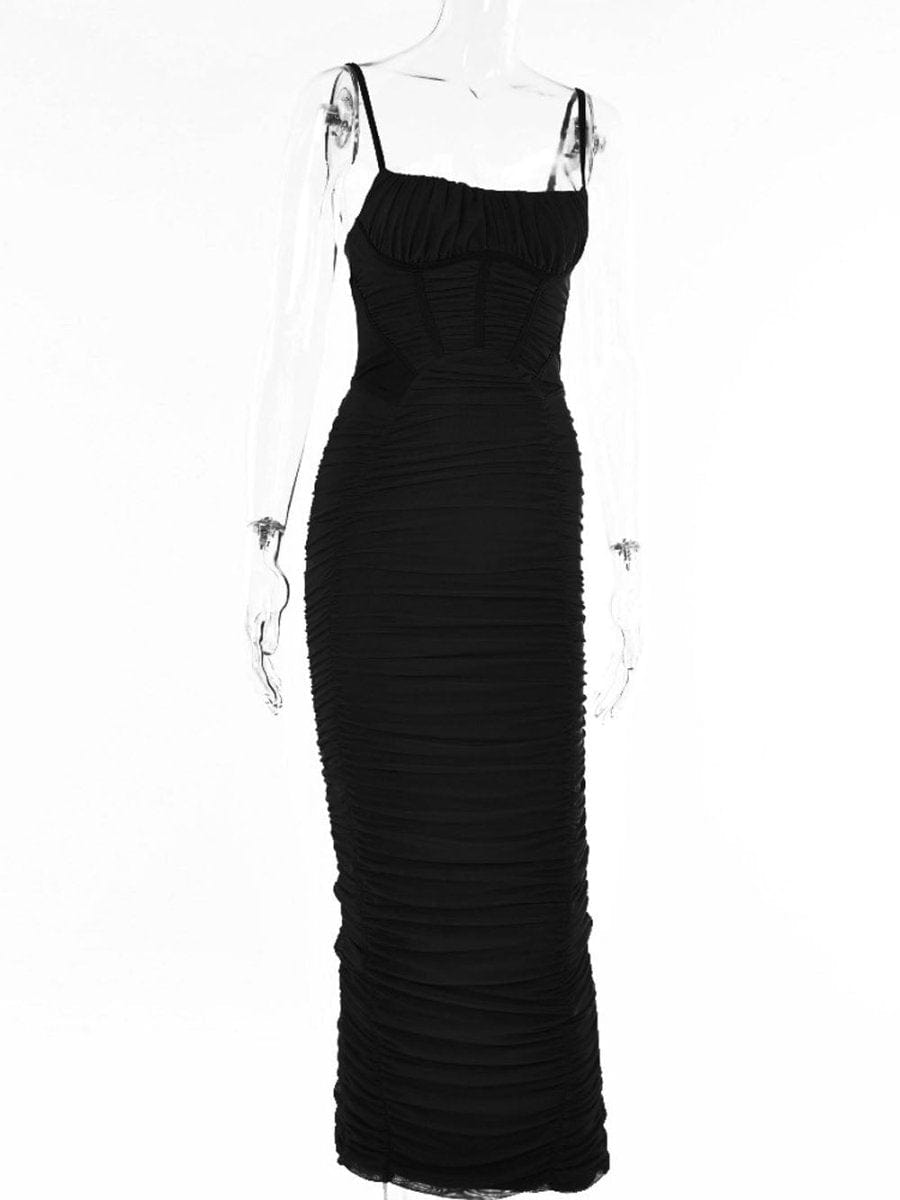 Backless Maxi Dress - Fashionpara