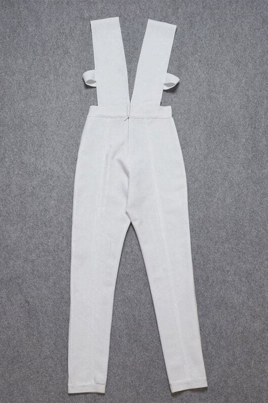 Pia Bandage Pants Jumpsuit - Classic Black - Fashionpara