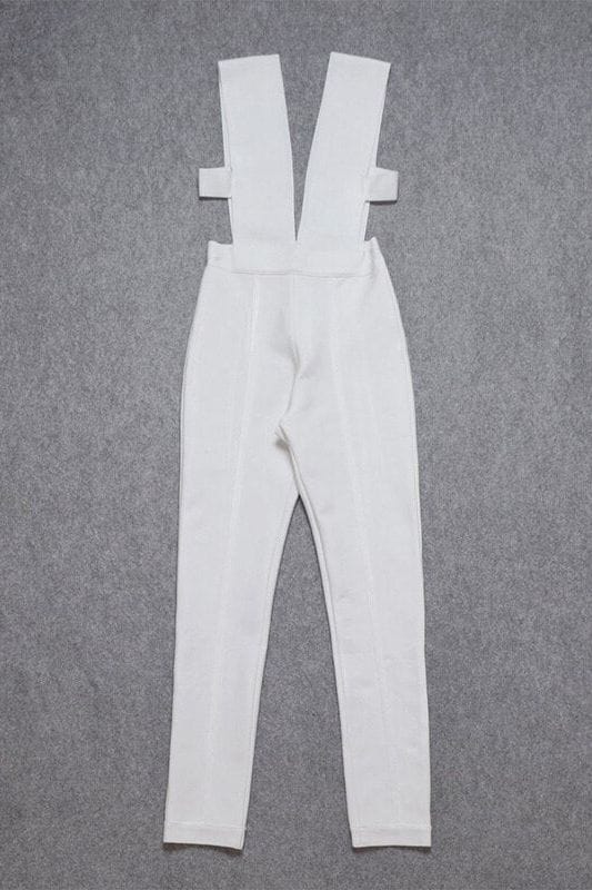Pia Bandage Pants Jumpsuit - Classic Black - Fashionpara