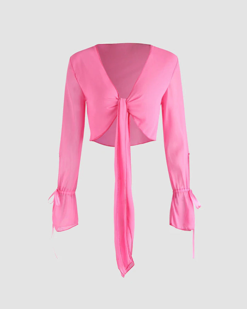 Enchantress Front Tie Top - Fashionpara