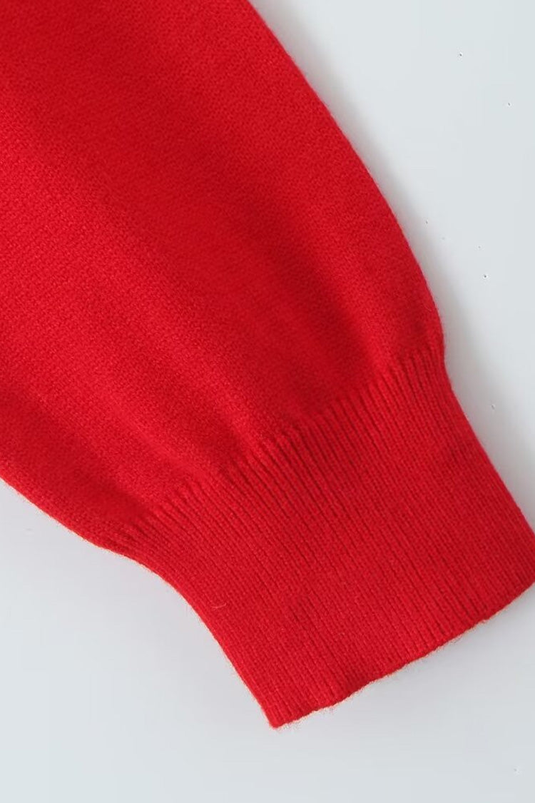 Rosedress Cropped Ribbed Knit Cardigan for Effortless Style