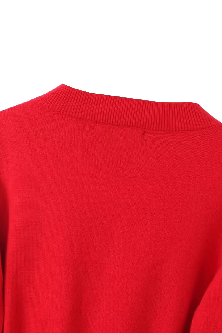 Rosedress Cropped Ribbed Knit Cardigan for Effortless Style