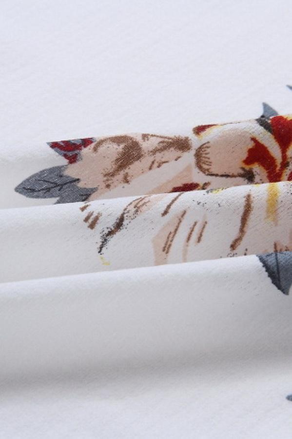 Short Sleeve Printed Cardigan Jacket for Effortless Style