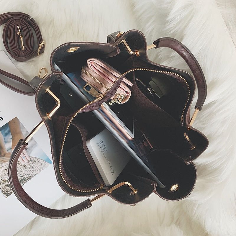 Kavaya Suede Shoulder Bag