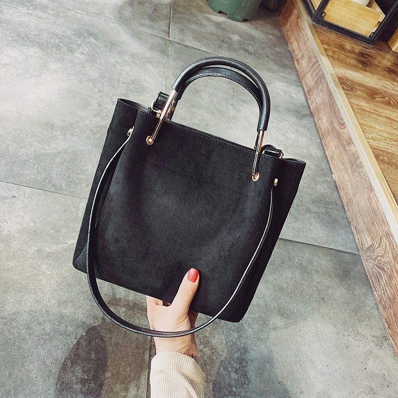 Kavaya Suede Shoulder Bag