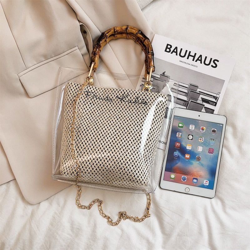 Orbeetle Chain Straw Clear Bag
