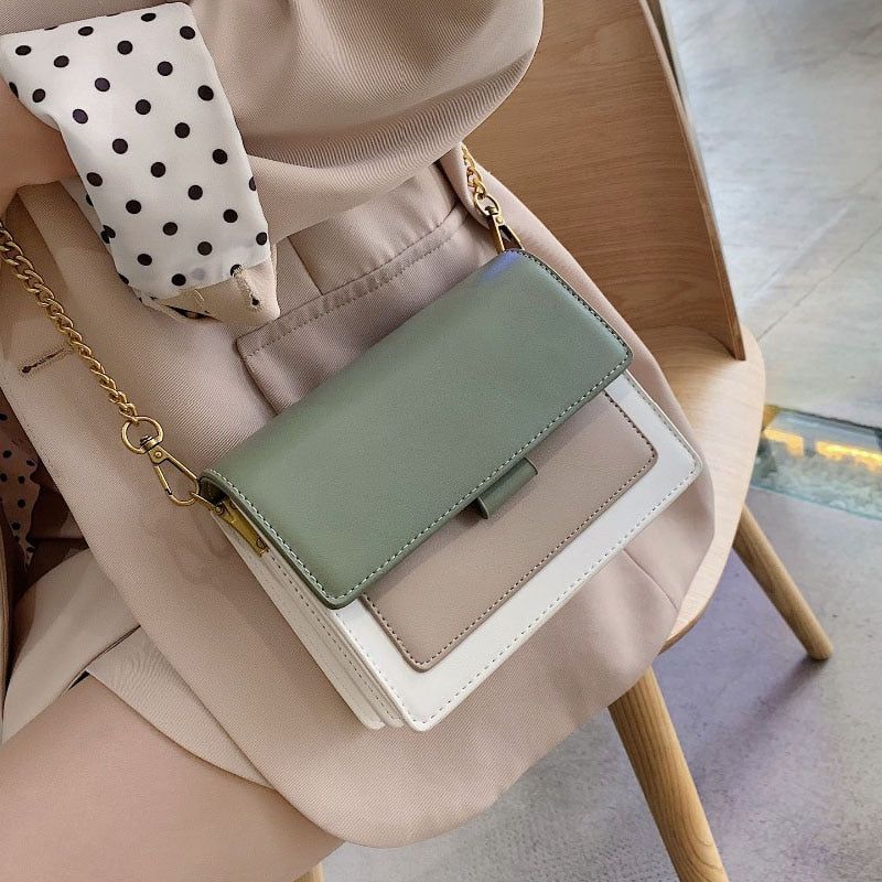Monika Flap Chain Crossbody Bag