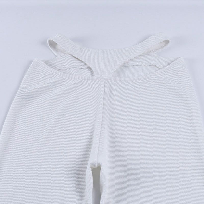 Hene High Waisted Cut Out Pants