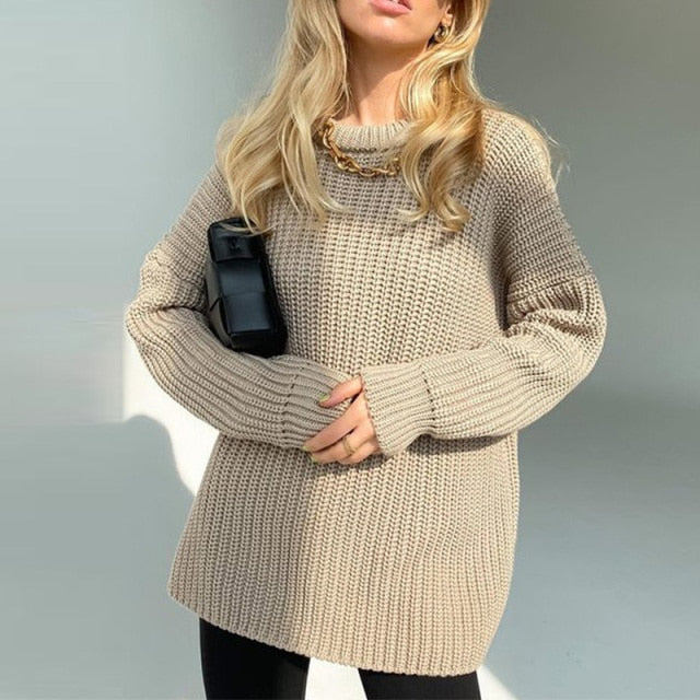 Orro Shop Elliana Oversized Knit Sweater for Effortless Style