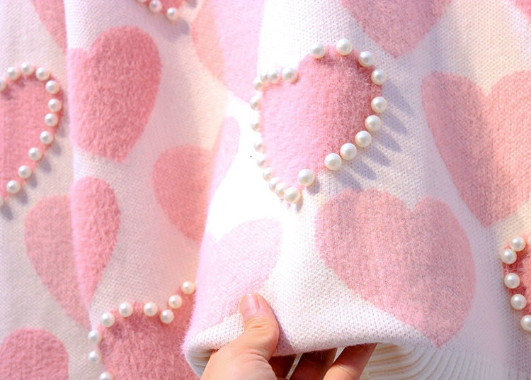Love Pearls Sweater - Fashionpara