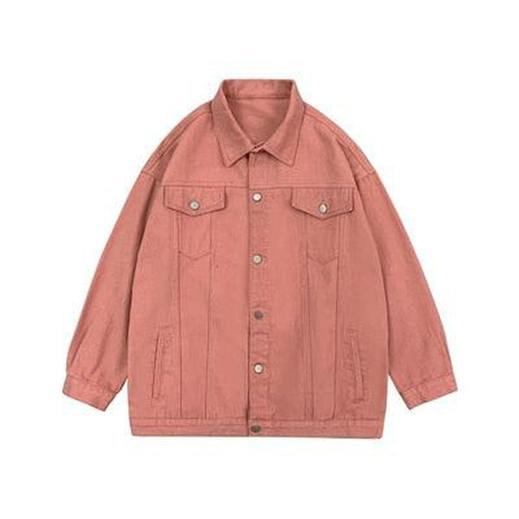Long oversized denim jacket 13