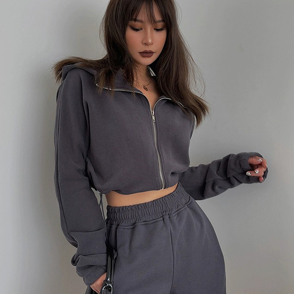 Orro Shop Women's Casual Long Sleeve Hoodie Jacket