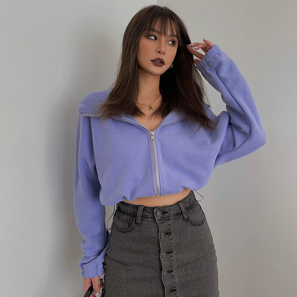 Orro Shop Women's Casual Long Sleeve Hoodie Jacket