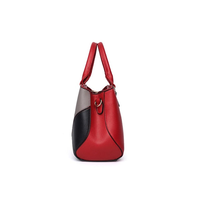 Shoulder Diaper Handbag PU Bag Tote Leather