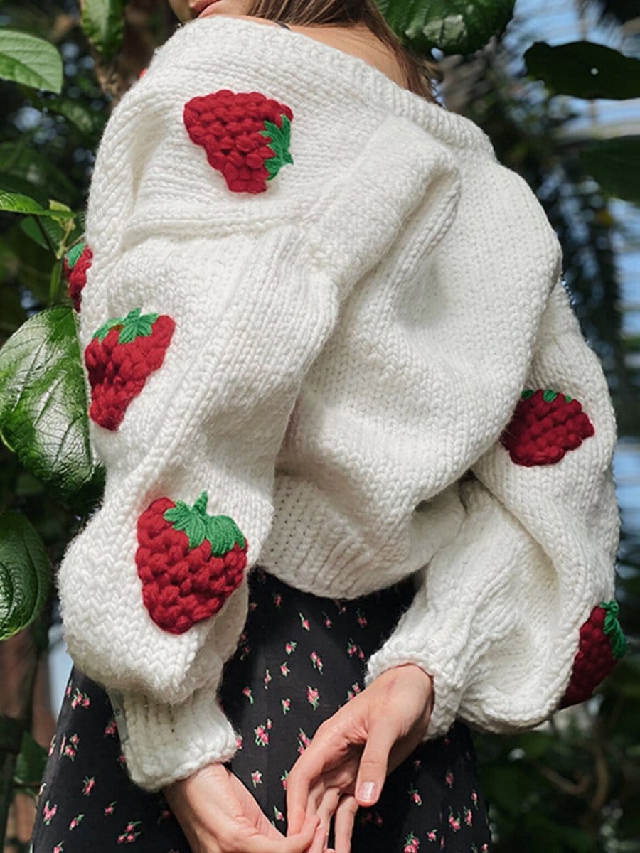 Fashion Pov Classic Breasted Cardigan Sweater for Elegance