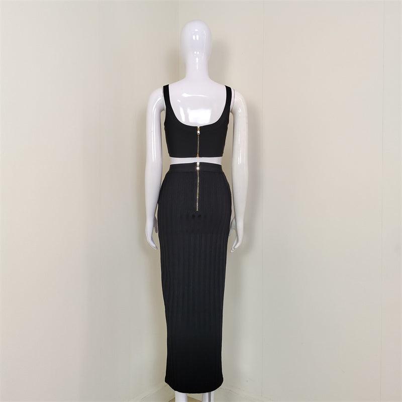 KittenAlarm - Rae-Anne Solid Skirt Set