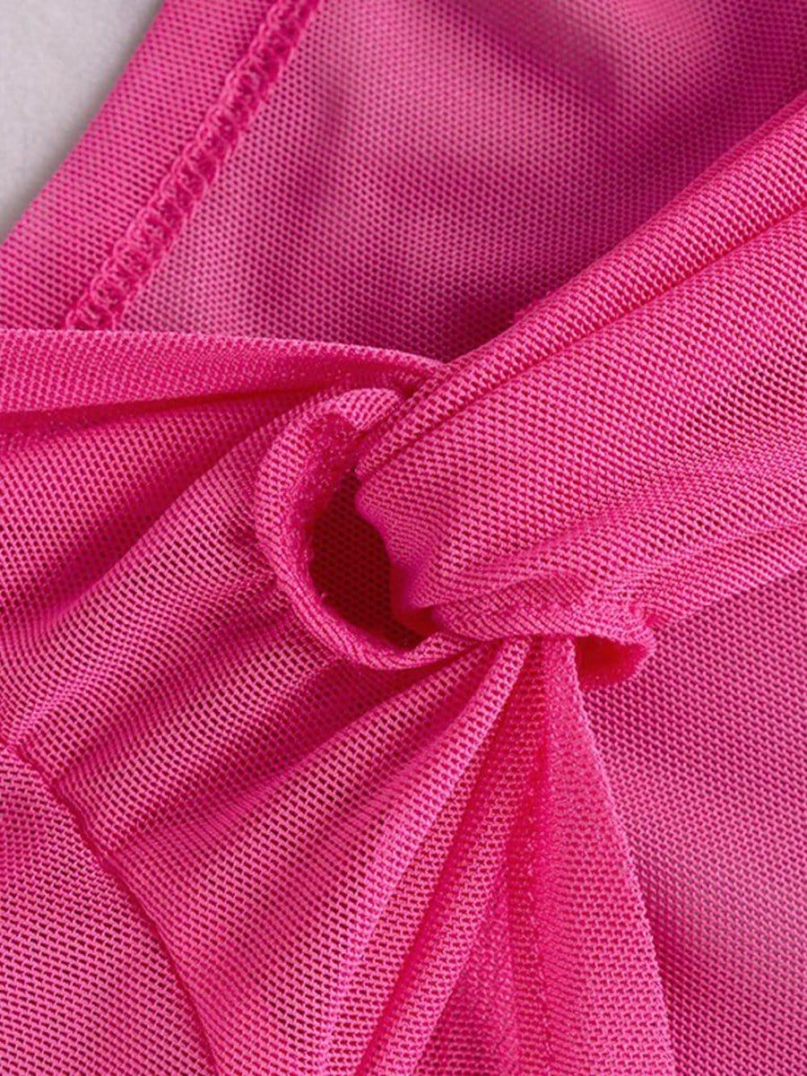 Asymmetrical Mini Dress - Fashionpara