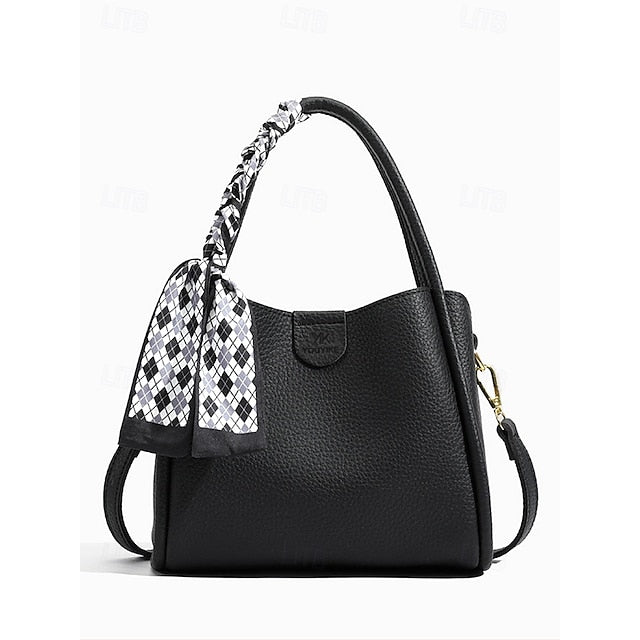 Bag Bucket Handbag PU Bags Shoulder Crossbody