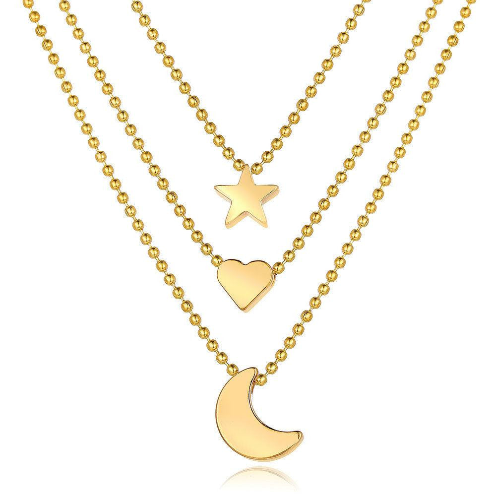 KittenAlarm - Reba 3-pieces Thin Chain Necklace Set