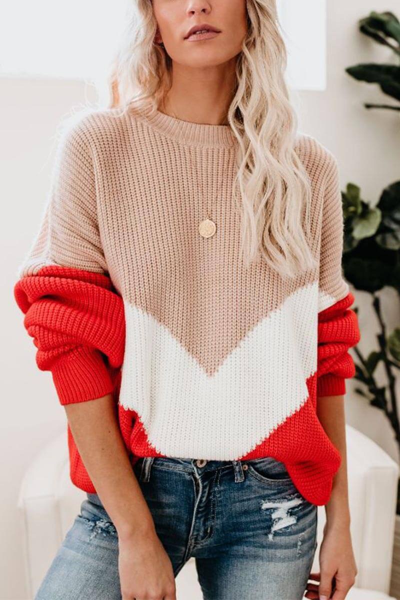Florcoo Comfy Loose Knit Sweater in Two Stylish Colors