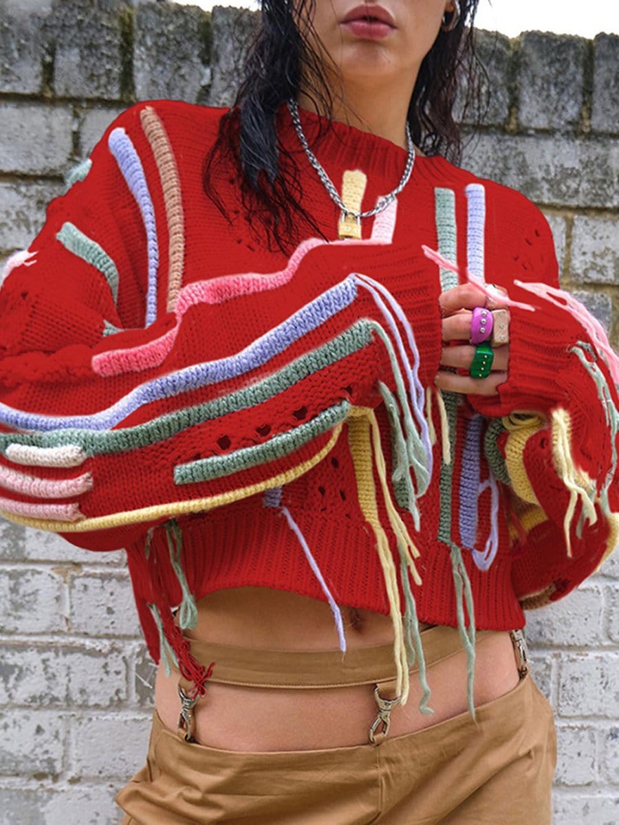 Remi Tassel Knit Sweater - Fashion Pov