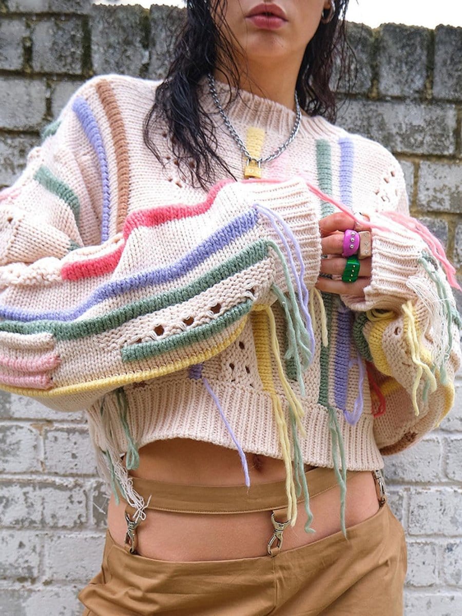 Remi Tassel Knit Sweater - Fashion Pov