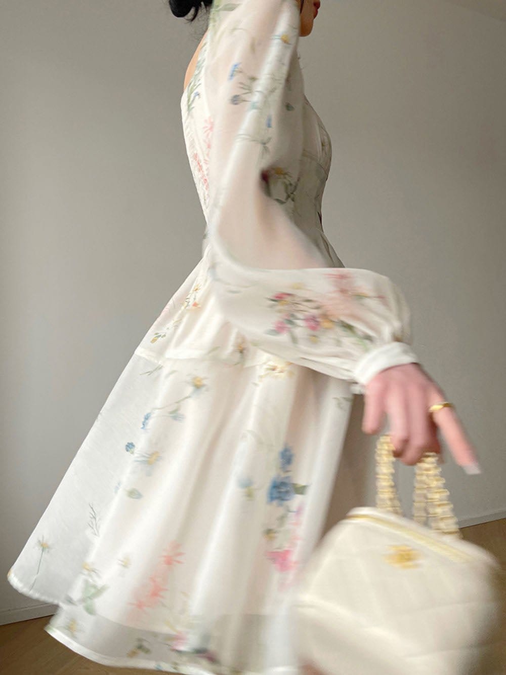 Square Mini Dress - Fashionpara