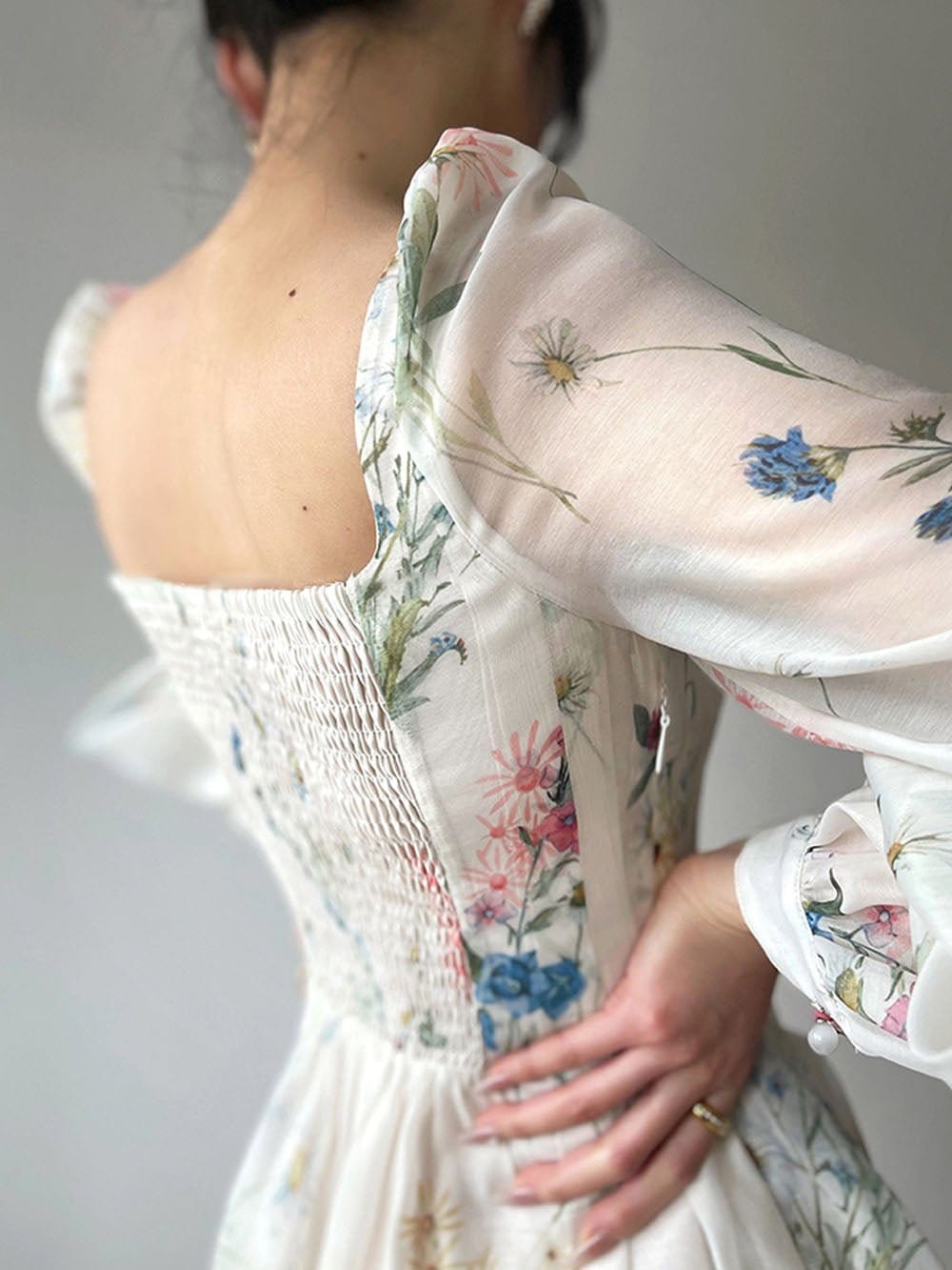 Square Mini Dress - Fashionpara