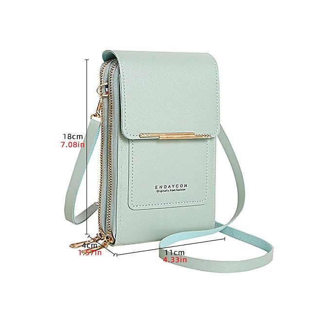 Phone Mobile Bag Crossbody Wallet Purse Coin