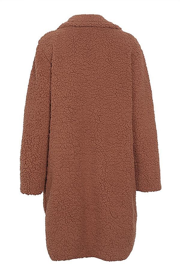 Chic Khaki Wool Blend Coat for Timeless Style and Comfort