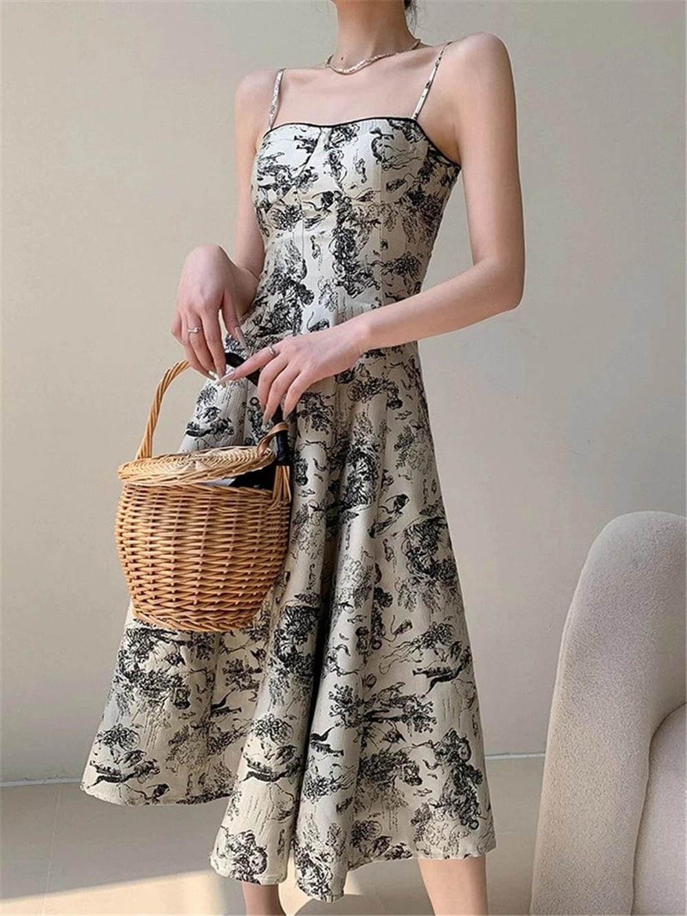 Floral Midi Dress - Fashionpara