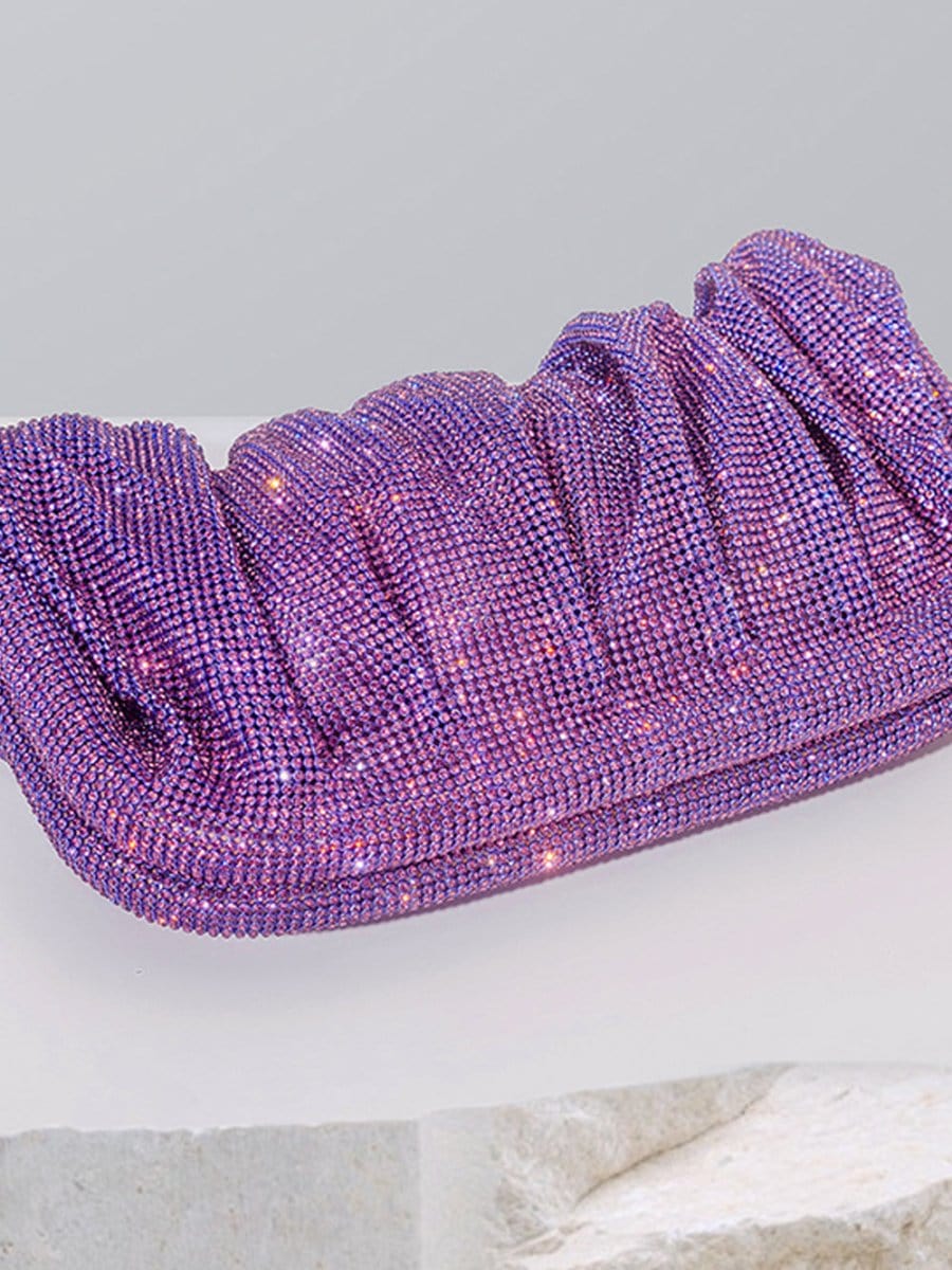 Savannah Shiny Rhinestone Bag - Fashion Pov